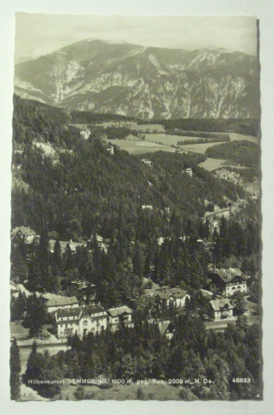Ansichtskarte Höhenkurort Semmering (1962)